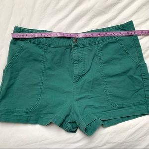Vintage Patagonia standup shorts in green. Size 14